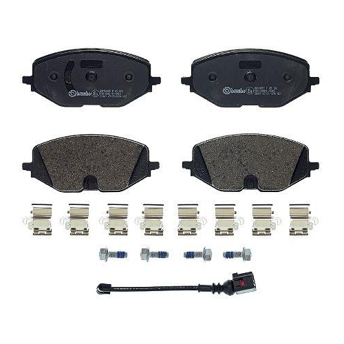 Bremsbelagsatz Scheibenbremse Brembo P85182 Prime Line f&uuml;r Audi Ford Seat Skoda