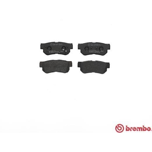 Bremsbelagsatz Scheibenbremse Brembo P30014 Prime Line für Hyundai Kia Gac