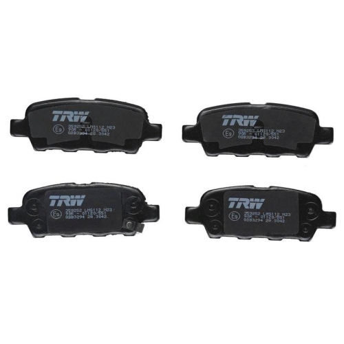 Bremsbelagsatz Scheibenbremse Trw GDB3294 Cotec f&uuml;r Suzuki Infiniti Nissan