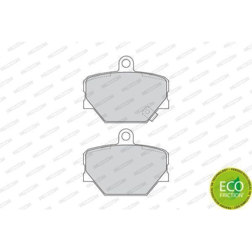 Bremsbelagsatz Scheibenbremse Ferodo FDB1162 Premier Eco Friction f&uuml;r Smart