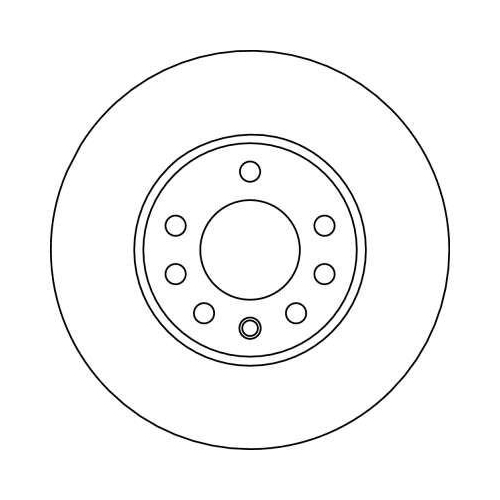 Bremsscheibe Trw DF4048 f&uuml;r Vauxhall Chevrolet Opel Vorderachse