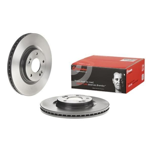 Bremsscheibe Brembo 09.D428.11 Prime Line - Uv Coated f&uuml;r Hyundai Kia Kia (dyk)