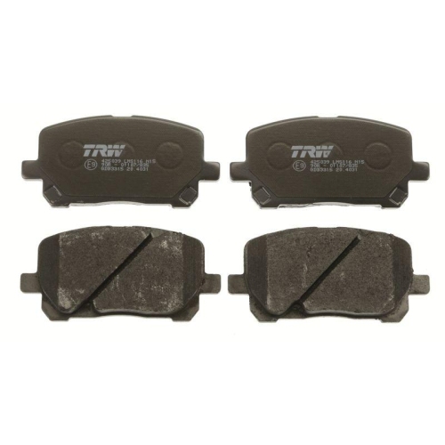 Brake Pad Set Disc Brake Trw GDB3315 Cotec for Toyota Pontiac Front Axle