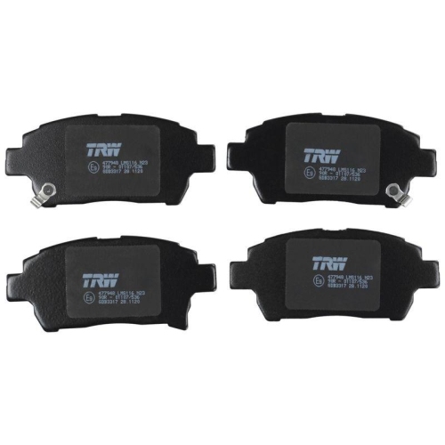 Bremsbelagsatz Scheibenbremse Trw GDB3317 Cotec f&uuml;r Toyota Scion Faw (tianjin)