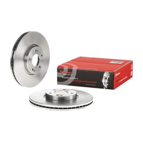 Bremsscheibe Brembo 09.B614.10 Prime Line f&uuml;r Hyundai Kia Vorderachse