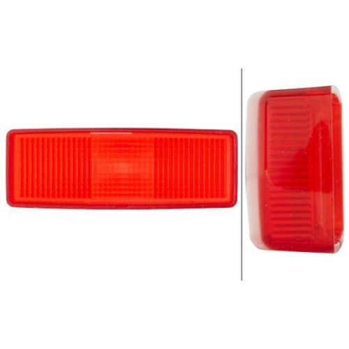 Lichtscheibe Schlussleuchte Hella 9EL 141 135-001 f&uuml;r Daf