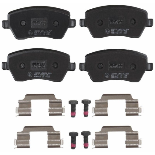 Bremsbelagsatz Scheibenbremse Trw GDB3332 Cotec für Toyota Dacia Honda Lada