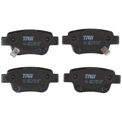 Bremsbelagsatz Scheibenbremse Trw GDB3337 Cotec f&uuml;r Toyota Hinterachse