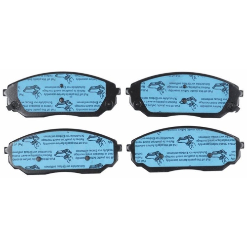 Bremsbelagsatz Scheibenbremse Trw GDB3343 Cotec f&uuml;r Kia Vorderachse