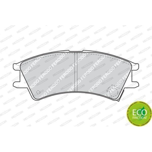 Bremsbelagsatz Scheibenbremse Ferodo FDB1326 Premier Eco Friction f&uuml;r Hyundai