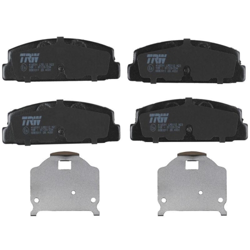 Bremsbelagsatz Scheibenbremse Trw GDB3352 Cotec f&uuml;r Hyundai Kia Vorderachse