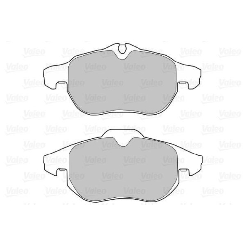Bremsbelagsatz Scheibenbremse Valeo 598678 f&uuml;r Fiat Opel Saab Vauxhall Cadillac