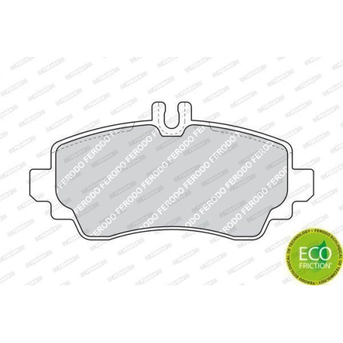 Brake Pad Set Disc Brake Ferodo FDB1357 Premier Eco Friction for Mercedes Benz