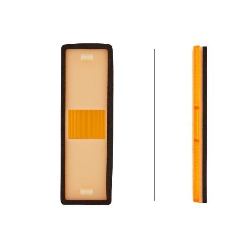 Lichtscheibe Seitenmarkierungsleuchte Hella 9EL 146 838-001 f&uuml;r Daf Scania Faun