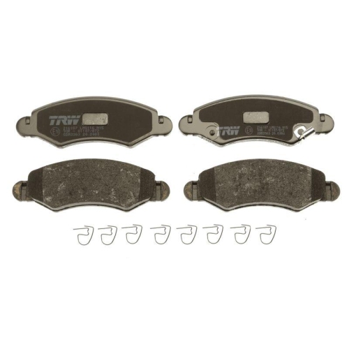 Bremsbelagsatz Scheibenbremse Trw GDB3363 Cotec f&uuml;r Subaru Suzuki Vorderachse