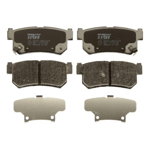 Bremsbelagsatz Scheibenbremse Trw GDB3366 Cotec f&uuml;r Ssangyong Daewoo Hinterachse