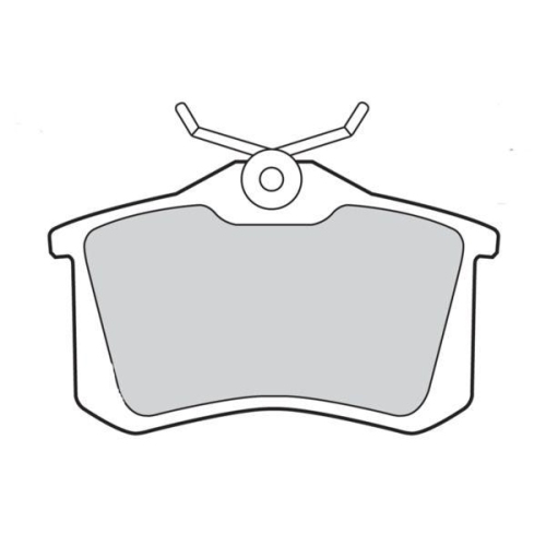Bremsbelagsatz Scheibenbremse Valeo 598180 f&uuml;r Audi Citro&euml;n MG Peugeot Renault