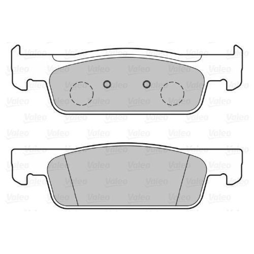 Bremsbelagsatz Scheibenbremse Valeo 601345 f&uuml;r Renault Dacia Smart Vorderachse