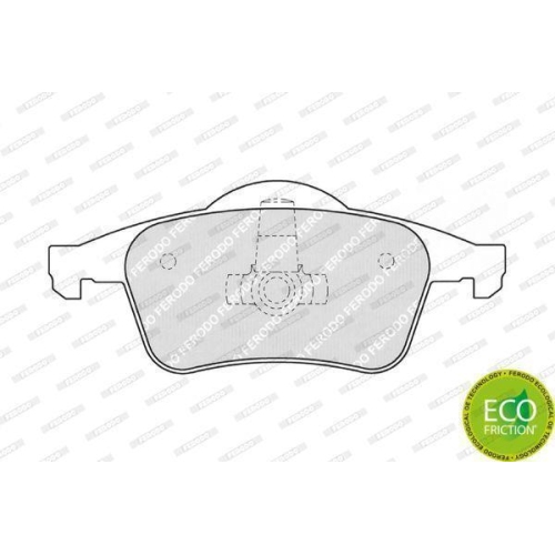 Bremsbelagsatz Scheibenbremse Ferodo FDB1383 Premier Eco Friction f&uuml;r Volvo