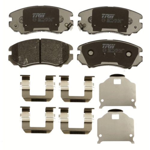 Bremsbelagsatz Scheibenbremse Trw GDB3386 Cotec f&uuml;r Hyundai Kia Vorderachse