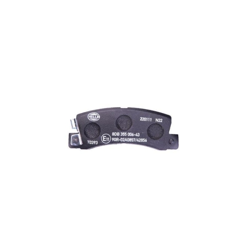 Bremsbelagsatz Scheibenbremse Hella 8DB 355 006-431 f&uuml;r Daihatsu Nissan Toyota