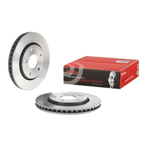 Bremsscheibe Brembo 09.N124.11 Prime Line - Uv Coated f&uuml;r Chrysler Dodge Fiat