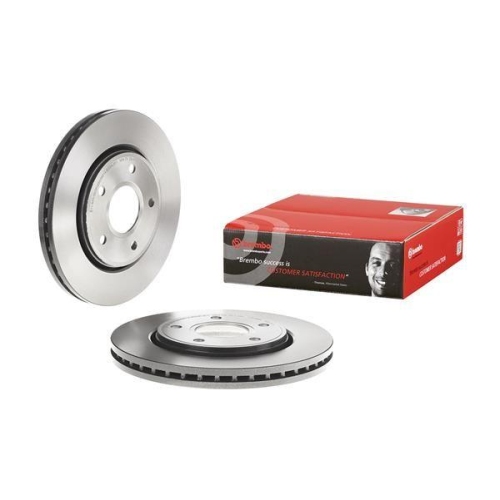 2X Brembo Bremsscheibe Prime Line - Uv Coated f&uuml;r Chrysler Dodge Fiat VW