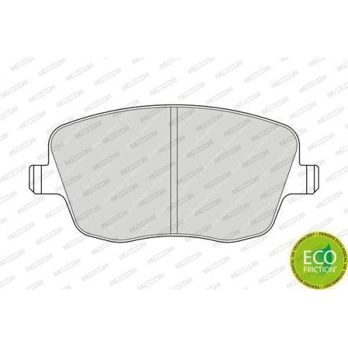 Bremsbelagsatz Scheibenbremse Ferodo FDB1419 Premier Eco Friction f&uuml;r Seat Skoda