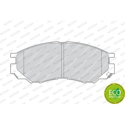 Bremsbelagsatz Scheibenbremse Ferodo FDB1422 Premier Eco Friction f&uuml;r Mitsubishi