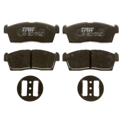 Brake Pad Set Disc Brake Trw GDB3411 Cotec for Suzuki Front Axle