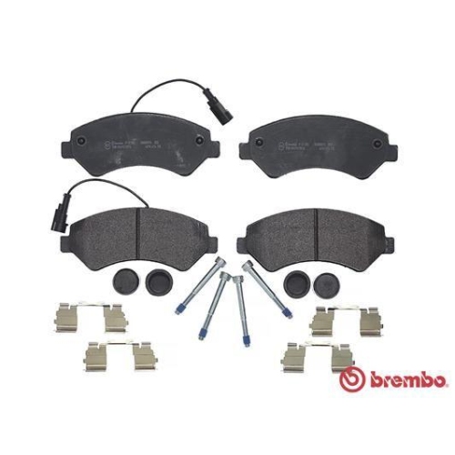 Bremsbelagsatz Scheibenbremse Brembo P61118 Prime Line f&uuml;r Citro&euml;n Fiat Peugeot