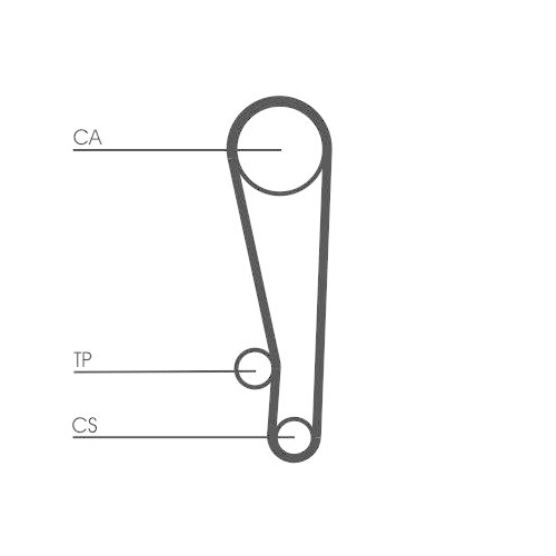 Zahnriemensatz Continental Ctam CT1013K1 für Hyundai Kia