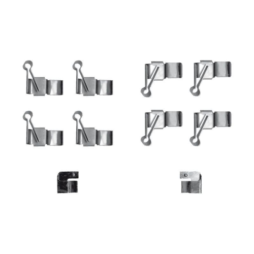 Zubehörsatz Scheibenbremsbelag Bosch 1987474379 für Vorderachse