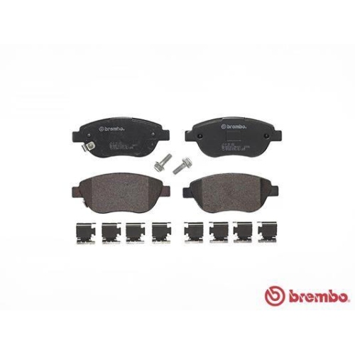 Bremsbelagsatz Scheibenbremse Brembo P23153 Prime Line f&uuml;r Fiat Vorderachse