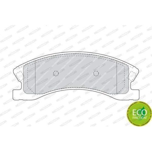 Bremsbelagsatz Scheibenbremse Ferodo FDB1659 Premier Eco Friction f&uuml;r Jeep