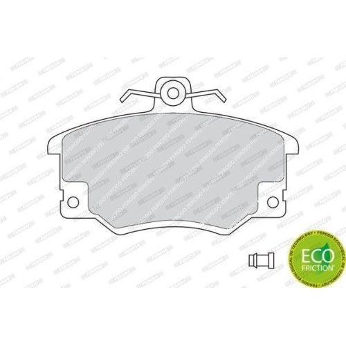 Bremsbelagsatz Scheibenbremse Ferodo FDB370 Premier Eco Friction f&uuml;r Alfa Romeo