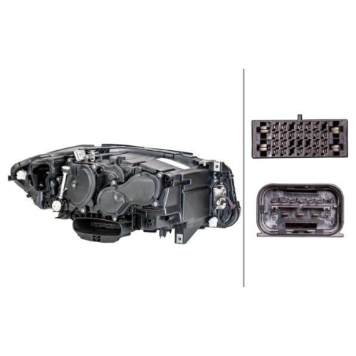 Hauptscheinwerfer Hella 1LX 011 072-931 f&uuml;r Bmw Links