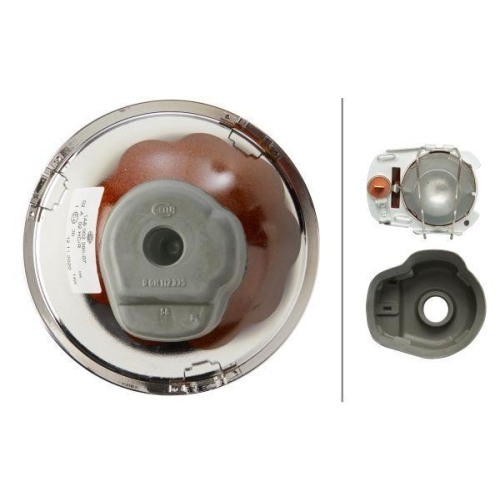 Scheinwerfereinsatz Hauptscheinwerfer Hella 1A6 002 395-071 f&uuml;r Ford Iveco Opel