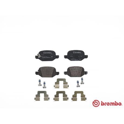 Bremsbelagsatz Scheibenbremse Brembo P23150 Prime Line f&uuml;r Fiat Hinterachse