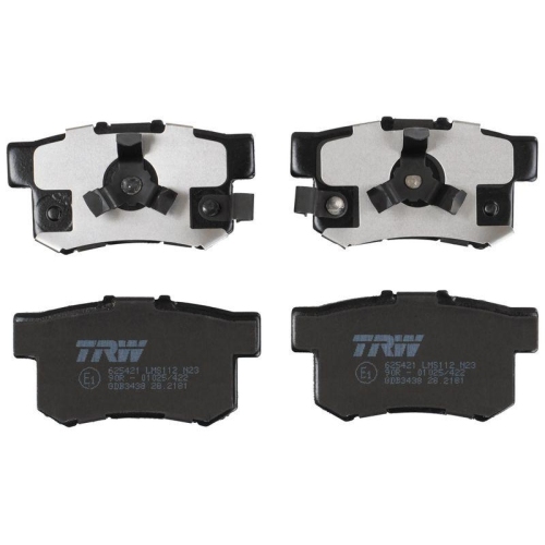 Brake Pad Set Disc Brake Trw GDB3438 Cotec for Acura Honda (dongfeng) Rear Axle