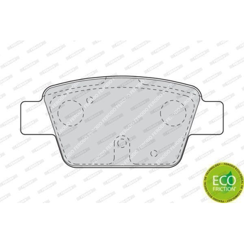 Bremsbelagsatz Scheibenbremse Ferodo FDB1469 Premier Eco Friction f&uuml;r Alfa Romeo