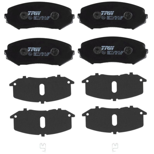 Bremsbelagsatz Scheibenbremse Trw GDB3443 Cotec f&uuml;r Suzuki Vorderachse