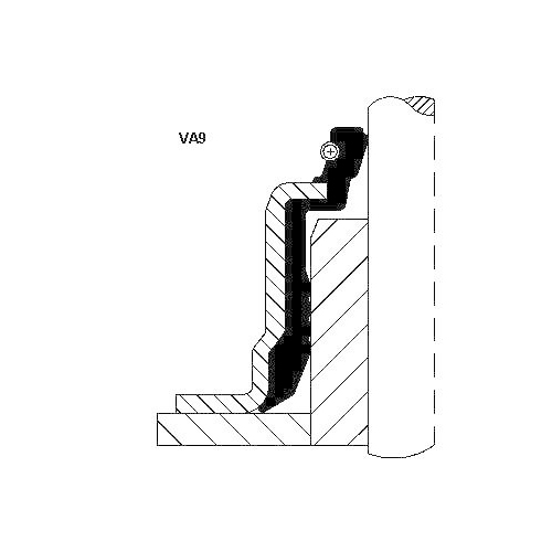Dichtring Ventilschaft Corteco 19036300 f&uuml;r Daf Iveco Auslassseite Einlassseite