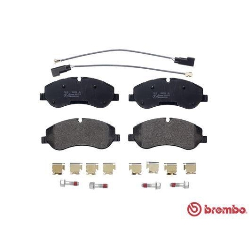 Bremsbelagsatz Scheibenbremse Brembo P24152 Prime Line f&uuml;r Ford Vorderachse