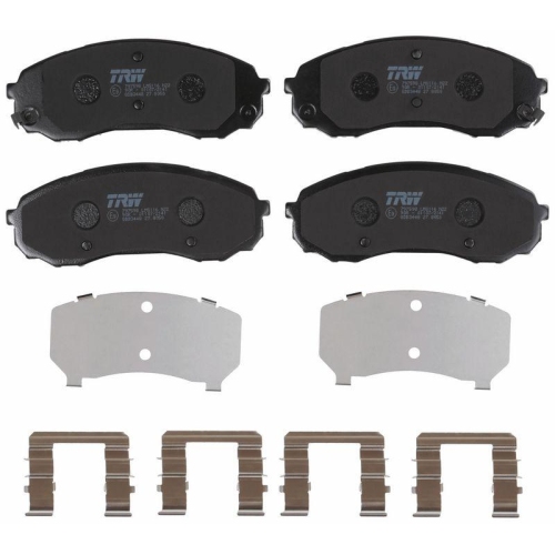 Brake Pad Set Disc Brake Trw GDB3448 Cotec for Hyundai Kia Front Axle