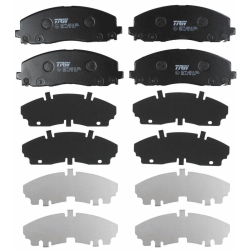 Bremsbelagsatz Scheibenbremse Trw GDB1944 f&uuml;r Chrysler Dodge Fiat Lancia