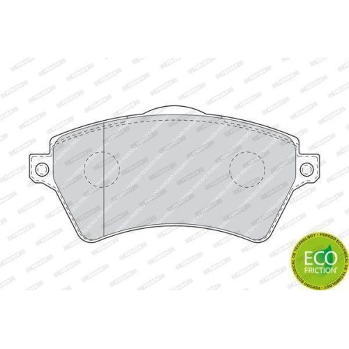 Bremsbelagsatz Scheibenbremse Ferodo FDB1473 Premier Eco Friction f&uuml;r Land Rover
