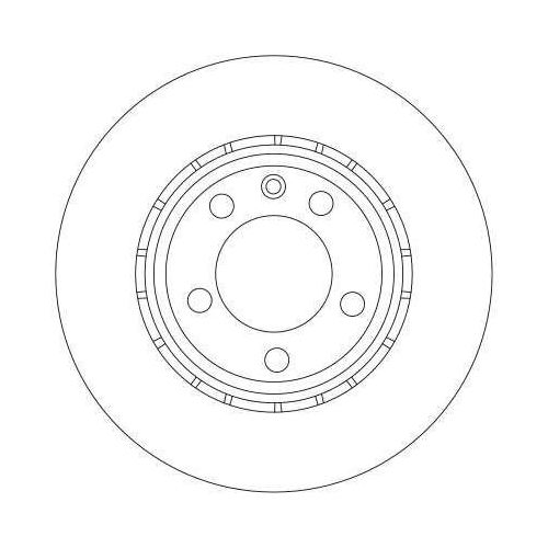 Bremsscheibe Trw DF4275S Trw Single für Vauxhall Nissan Opel Renault Vorderachse