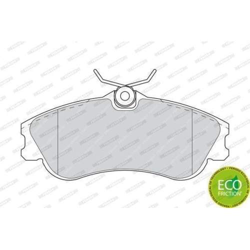 Bremsbelagsatz Scheibenbremse Ferodo FDB1477 Premier Eco Friction f&uuml;r Citro&euml;n