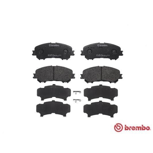 Bremsbelagsatz Scheibenbremse Brembo P56100 Prime Line für Nissan Renault